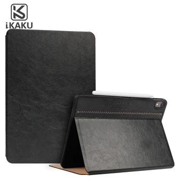 iKaku Plain Eco-Leather Modern Tablet PC book case for Huawei Honor Tab 5 / T5 / M5 Lite 8.0'' Black