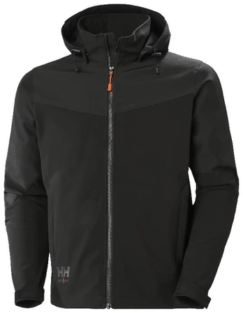 Striukė Oxford Softshell su gobtuvu, juoda XL, Helly Hansen Workwear