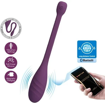 PRETTY LOVE - LEVIATHAN APP CONTROLLED VIBRATOR PURPLE