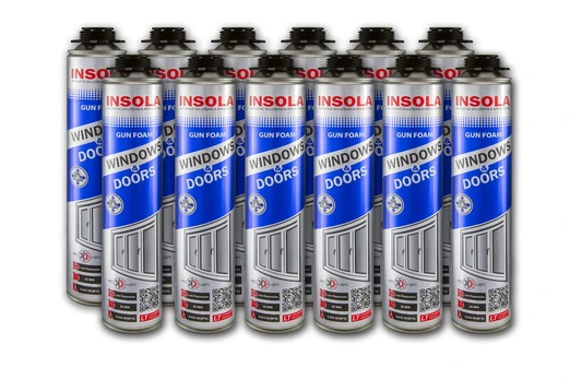 Montavimo putos INSOLA Windows & Doors, 750 ml. 12 vnt.