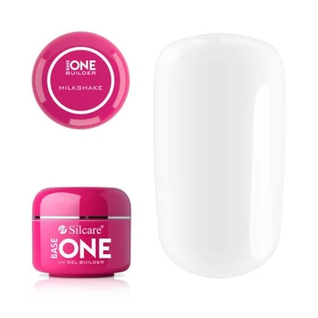 Statybinis gelis nagams Silcare Base One 50 g, Milkshake
