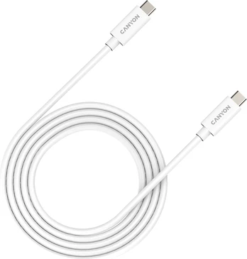 Kabelis CANYON UC-42 USB-C - USB-C 2m Baltas