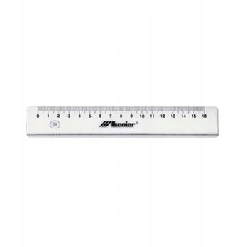 Plastikinė liniuotė Leniar 16 cm