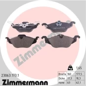 Stabdžių trinkelių rinkinys, diskinis stabdys ZIMMERMANN 23063.173.1 kaina