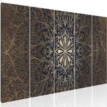 Artgeist Paveikslas - Brown Mandala 225x90