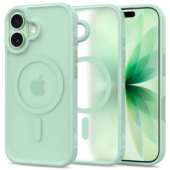 Matinis žalias dėklas Apple iPhone 17 telefonui "Tech-Protect Magmat Magsafe"