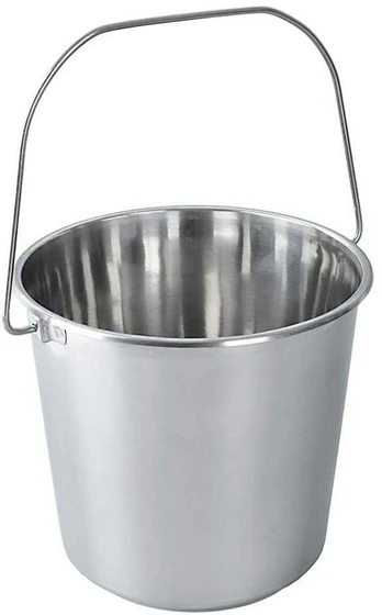 Nerūdijančio plieno kibiras 12L