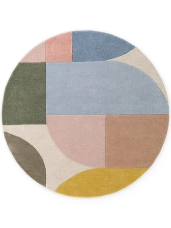Ted Baker kilimas Westminster 200x200 cm, įvairių spalvų