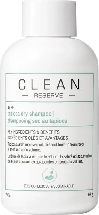 Clean, Tapioca, Hair Sausas šampūnas, For Volume, 56 g