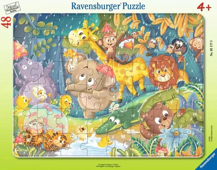 Ravensburger dėlionė „Lyja!“, 48 det., nuo 4 m.