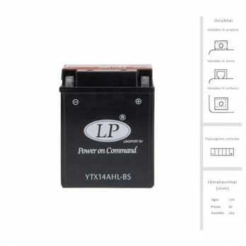 Landport Akumuliatorius 12 Ah 12V