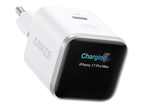 Anker Nano Charger 45W, Smart Display, White