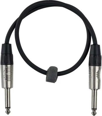 Fuj:tech 6,3 mm TS uros – 6,3 mm TS uros instrumenttikaapeli, 7 m, musta