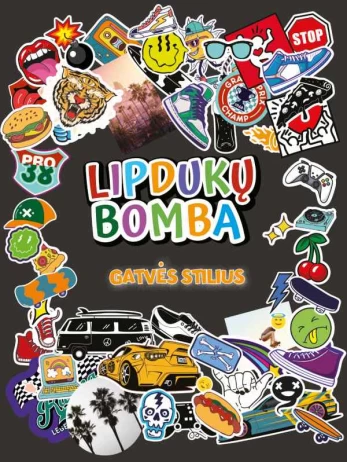 KNYGA Lipdukų bomba. Gatvės stilius