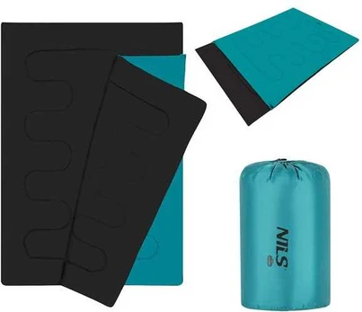 Blue NC2001 Mėlynas DOUBLE SLEEPING BAG NILS STOVYKLĖ