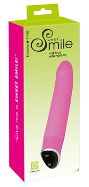 Smile Happy Pink vibrator Klasikinis vibratorius kaina