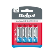 AA baterijos LR6 Rebel kaina