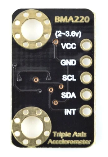 BMA220 DFRobot 3 ašių I2C skaitmeninio akselerometro modulis