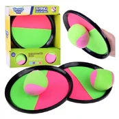 Game paddles, Velcro discs, Catch Ball, 2 x ball SP0747 kaina