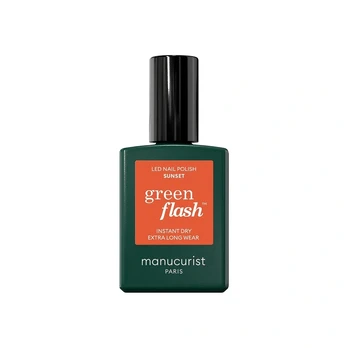 MANUCURIST_Green Flash Led Gel Nail Lacquer Sunset nagų lakas 15 ml