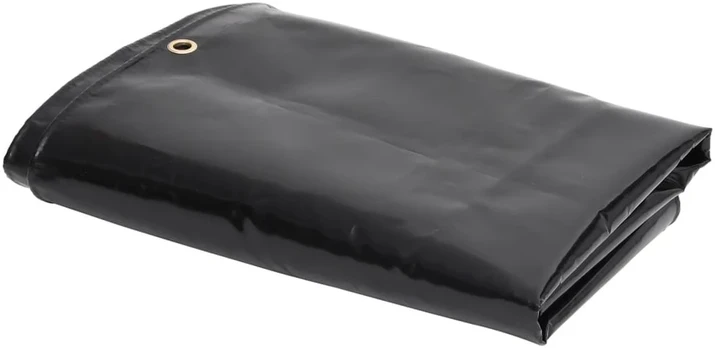 Tentas, juodos spalvos, 4x5m, 650g/m²