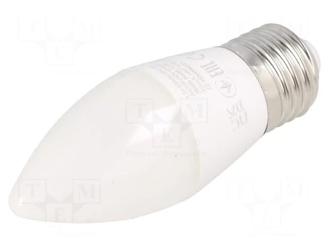 LED lamp | warm white | E27 | 230VAC | 260lm | 3W | 160° | 3000K