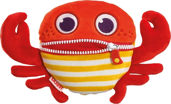 Pliušinis žaislas Schmidt Spiele Worry Eater Crabbi, raudonas, 23.5 cm