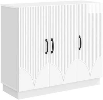 Kabalas Itin blizgi balta 89 x 34,5 x 77 cm Apdirbta mediena