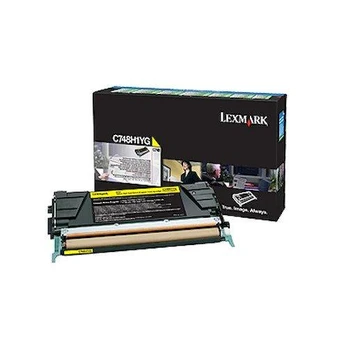 Lexmark HC (C748H1YG) Return, geltona kasetė
