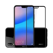 Lcd Apsauginis Stikliukas 9H 5D Huawei P20 Lite Juodas kaina