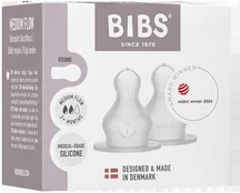 BIBS silikoniniai buteliuko žindukai, 2 vnt., Medium flow