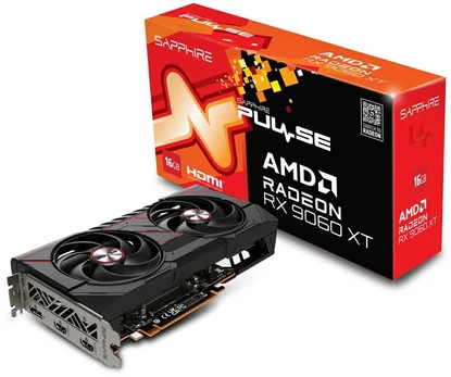 Graphics card. SAPPHIRE PULSE RX 9060 XT GAMING 16GB