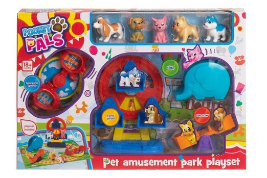 Rinkinys Pet Amusement Park Playset 609768, 6 vnt.