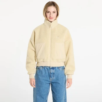 Karl Kani OG Crop Teddy Bomber Jacket Beige - Dydis L (PD00008853 Striukės)