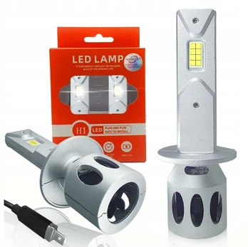 Led h1 canbus lemputės 1:1 stipri šviesa 6500k