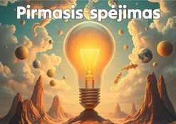 Kortų žaidimas „Pirmas spėjimas“