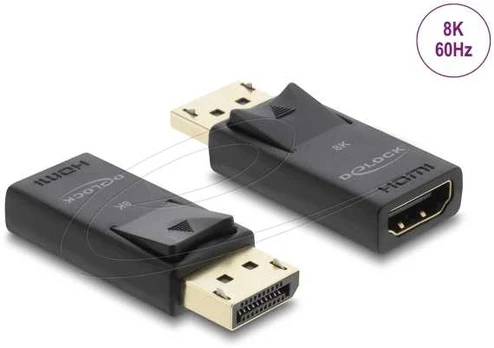 Delock Active DisplayPort 1.4 į HDMI adapterį 8K su HDR funkcija