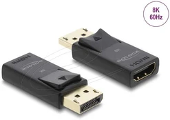 Delock Active DisplayPort 1.4 į HDMI adapterį 8K su HDR funkcija kaina
