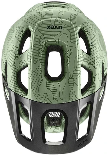 Šalmas Uvex react jr. moss žalias altimeter matt-52-56CM