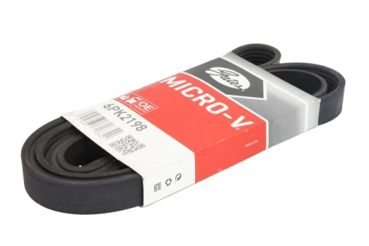 V formos rumbuoti diržai GATES 6PK2198