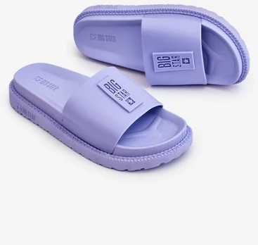 Šlepetės Big Star violetinės spalvos