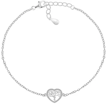 Brilio Silver Graži sidabrinė apyrankė Tree of Life BRC56W