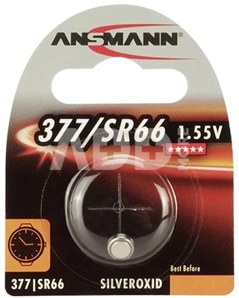 10x1 Ansmann 377 Silveroxid SR66 VPE Inner box
