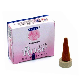Fresh Rose kūginiai smilkalai Satya