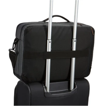 Case Logic | Era Hybrid Briefcase | Fits up to size 15.6 " | Messenger - Briefcase/Backpack | Shoulder strap | Obsidian