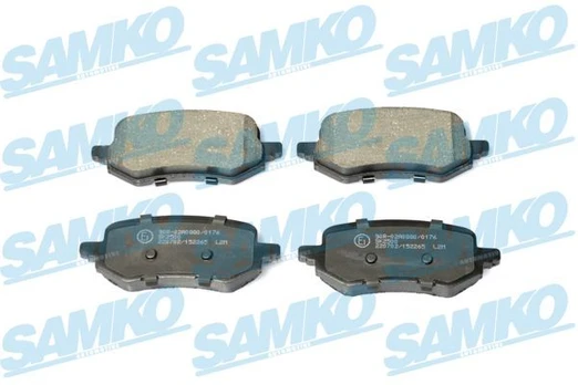 Stabdžių trinkelių rinkinys, diskinis stabdys SAMKO 5SP2265