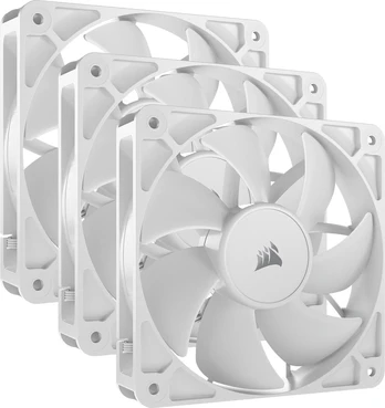 CORSAIR RS120 Baltas 3er-Pack | 120mm Gehäuselüfter
