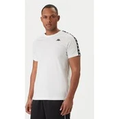 Kappa Marškinėliai 303UV10 Balta Slim Fit