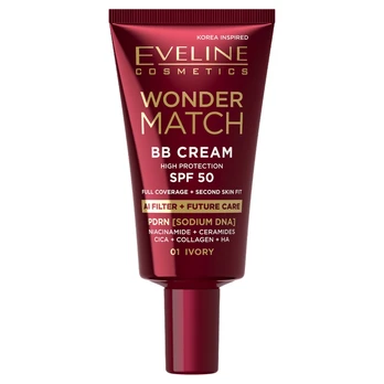 EVELINE_Wonder Match BB Cream krem BB SPF50 01 Ivory