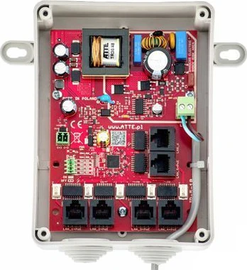 Šakotuvas Atte SWITCH 5-PORTOWY POE ATTE IPB-5-10A-S4